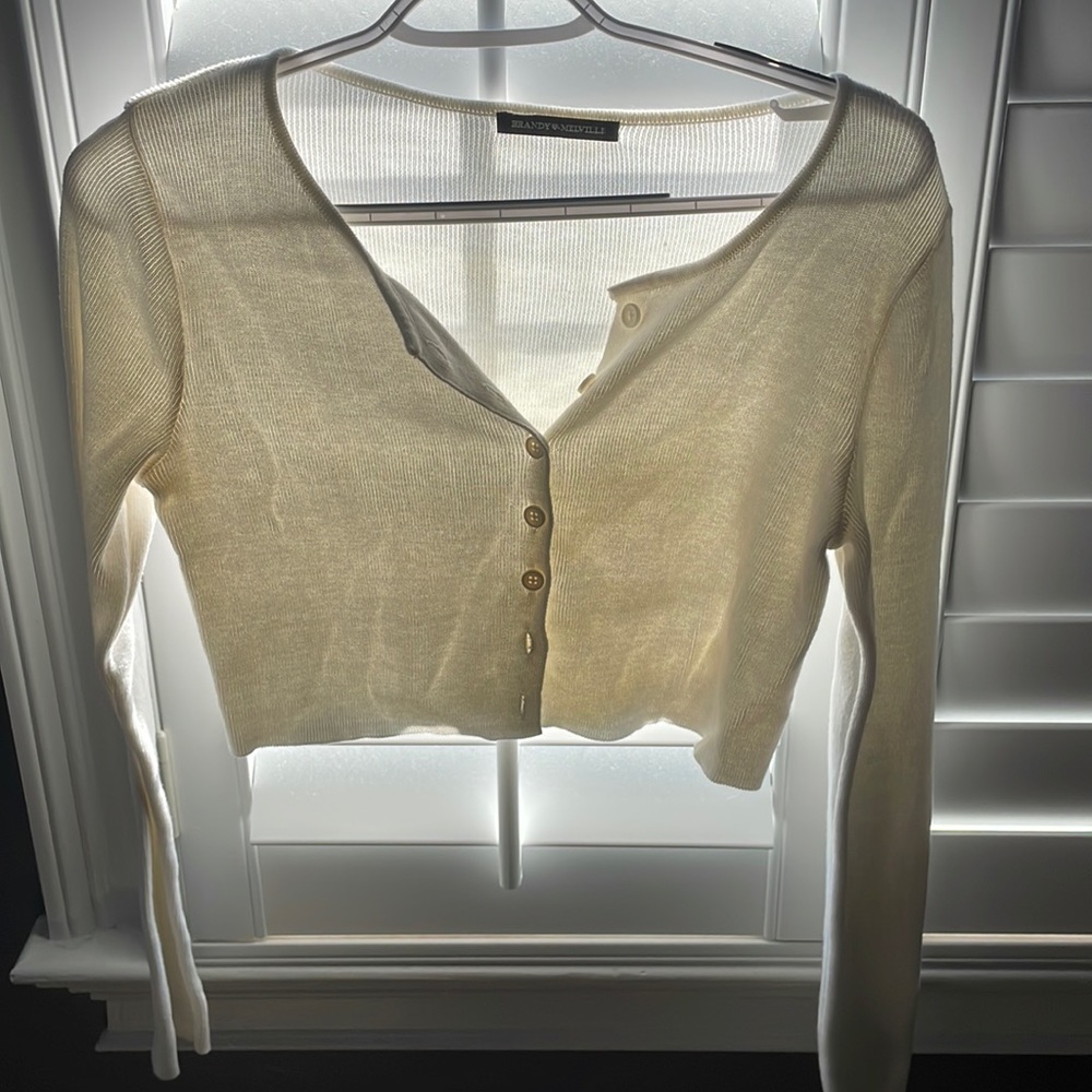 Brandy Melville Button Up Sweater
